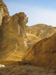 rondreis Amerika death valley national park golden canyon Nevada California usa