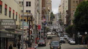 rondreis amerika de bekende streets of San Francisco, California, usa